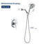 Wall Mounted Volume Control Complete Shower System-117215699
