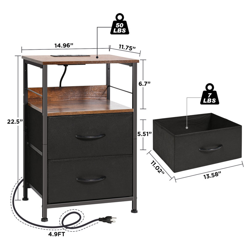 Table de chevet Sylvane