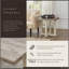 Table de bout contemporaine Luno, gris vieilli et beige-1589666496-1589666503