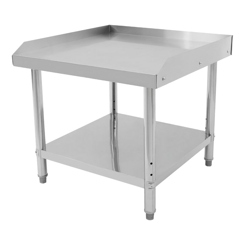 Work Table With Backsplash, Prep Table For Kitchen, Restaurant, Garage, Laundry, 26" H x 30" L x 30" W