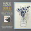 Vase floral indigo I - impression encadrée de qualité supérieure - prêt à être accroché - aucun clou requis - aucun clou requis-2056381497-2056381507