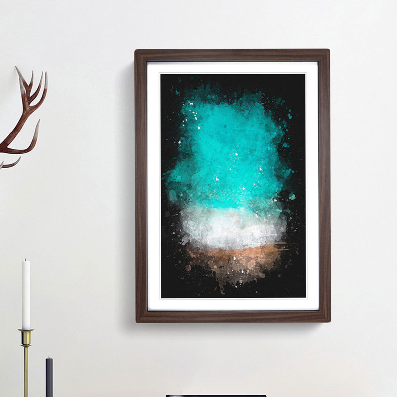 Sydney Australia Beach - Framed Print, Walnut Framed, 87cm H x 62cm W x 2cm D