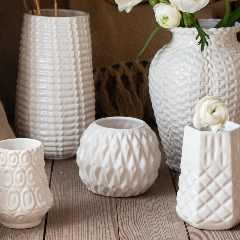 Tessere Handmade Earthenware Table Vase