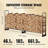 Chanax 10cm W x 10cm D Log Store