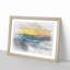 Sunrise over a Tea Plantation in Abstract - Picture Frame Graphic Art Print-55724023-55724025