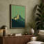 Mountain at Sunrise Minimalist - Wrapped Canvas-556518667-556518710