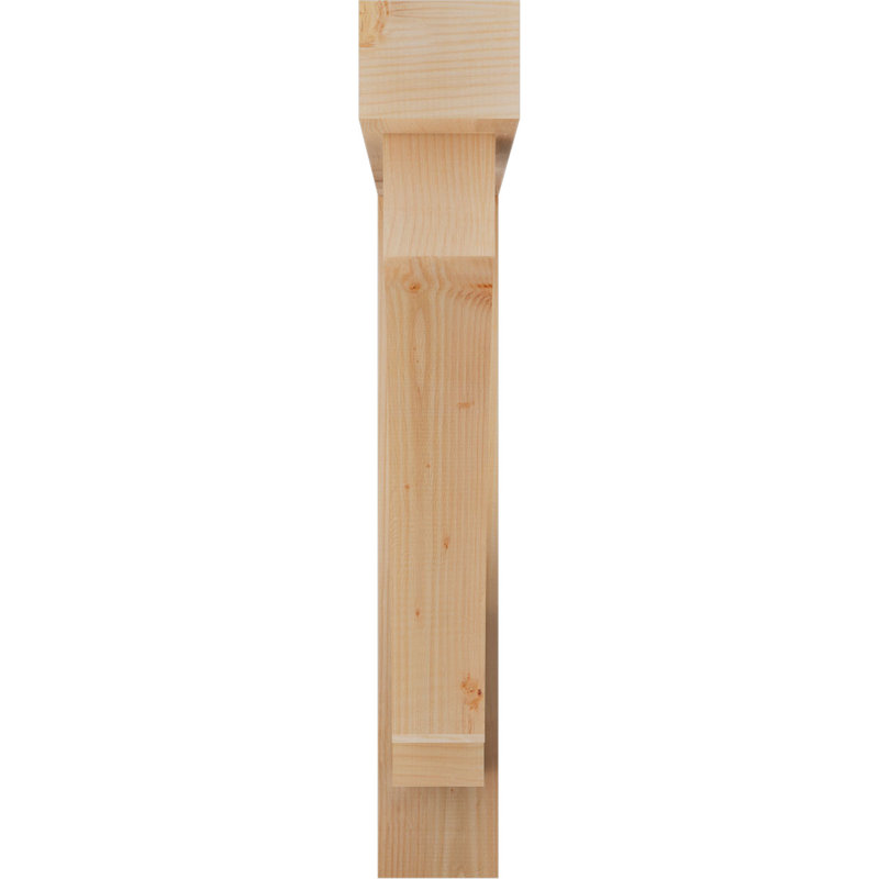 Support de bloc impérial avec entretoise décalée, Sapin Douglas de l 7 1/2 (lisse), 48 X 48