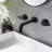 Wall Mounted Optional 2-handle Bathroom Faucet