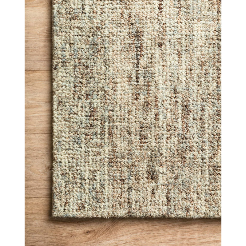 Tapis brun en laine touffeté à la main Ilora, Rectangle 8 pi 6 po x 12 pi