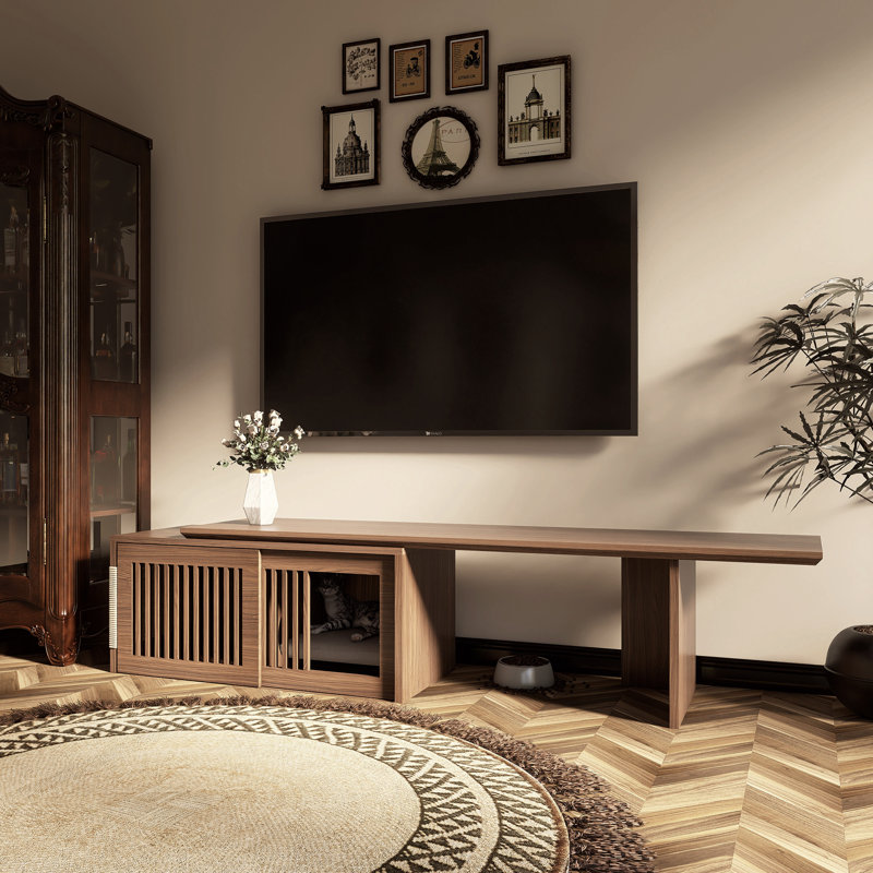 Meuble télé extensible avec coussin Mid-Century Morden