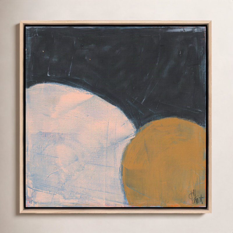 Sometimes Still by Jill Elliott, Light Brown Canvas, 32" H x 32" W