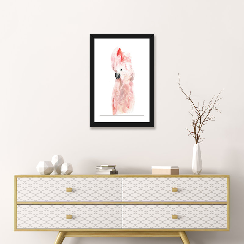 « mohawk » par albina bratcheva-reproduction d’art, H 24 po x l 16 po x P 1 po, Papier avec cadre noir