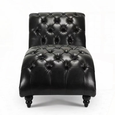 PU Leather Chaise Lounge Indoor by House of Hampton