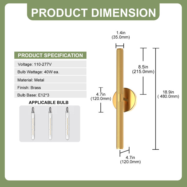 Dimensions du produit