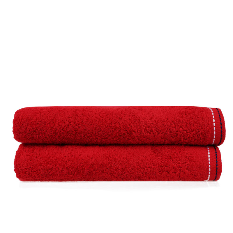 Ensemble de 2 serviettes de bain 100% coton