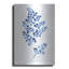 «Indigo Botanical 1» par Jean Plout, art mural en métal-874075930