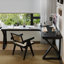 Bureau d'écriture rectangulaire en bois massif noir-1743896449-1743896451