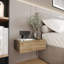 Cargan 42cm W Solid + Manufactured Wood Bedside Table-1099331114