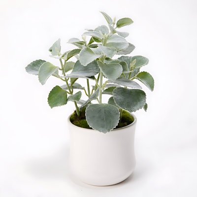 High End Simulation Mini Potted Plant Plush Simulation Green Plant Living Room Coffee Table Decoration Potted Plant Small Ornaments