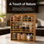 Freestanding Wood Spice Rack