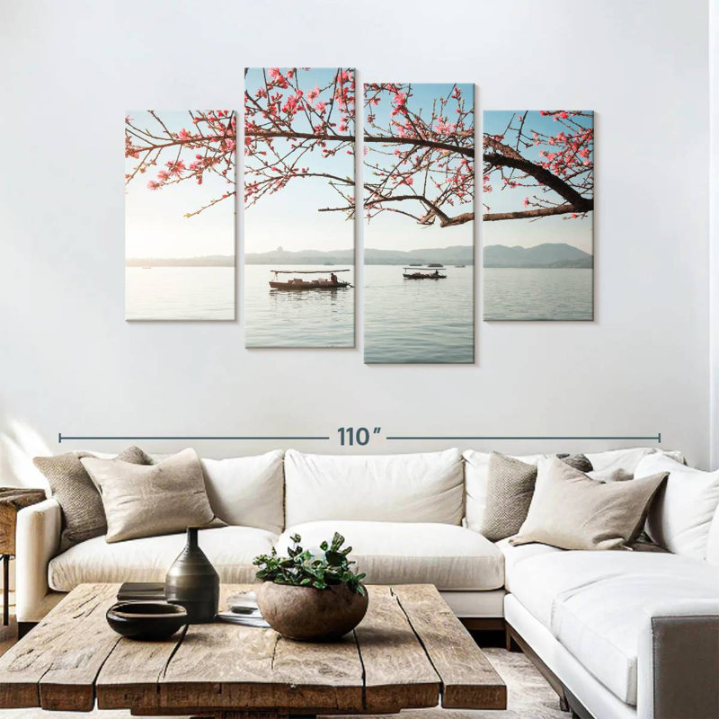 Alvord West Lake In Spring, 54" H x 84" W