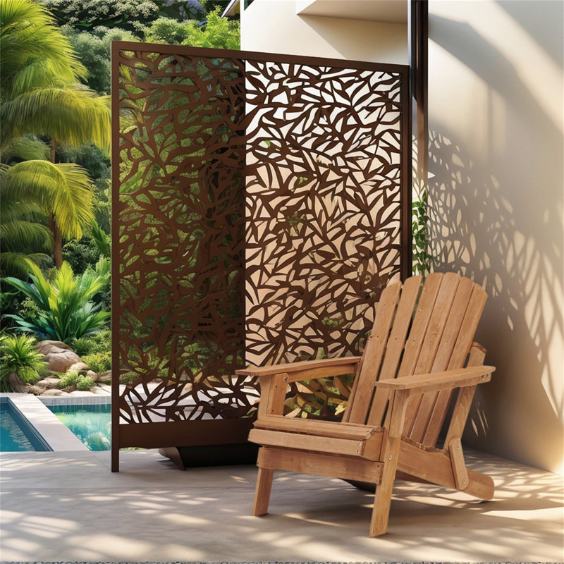 Chaise Adirondack pliante en bois surdimensionnée avec dossier et siège pré-assemblés