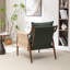 Chaise d'appoint rembourrée en bois massif Cofield-1413915894