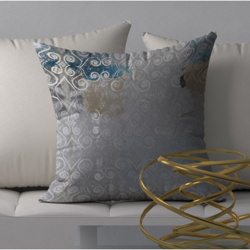 Housse de coussin décorative carrée Juicy quiet, 20 po x 20 po