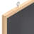 Vidaxl Chalkboard With Solid Pine Wood Frame-113113657-113113654