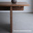 Dark Walnut Solid Wood Rectangular Coffee Table