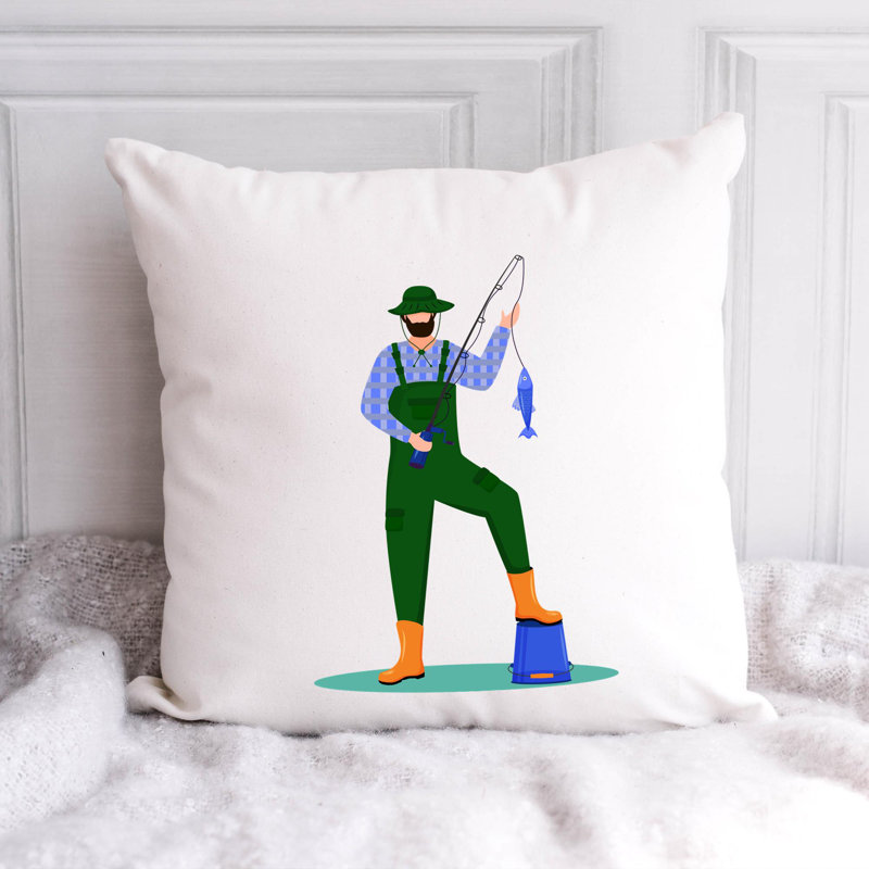 Nautical Sea Life_288 - Coussin décoratif avec coussin décoratif, H 16 po x l 16 po