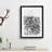 Mountain Range in Afghanistan in Abstract - Picture Frame Drawing Print-55726709-55726710