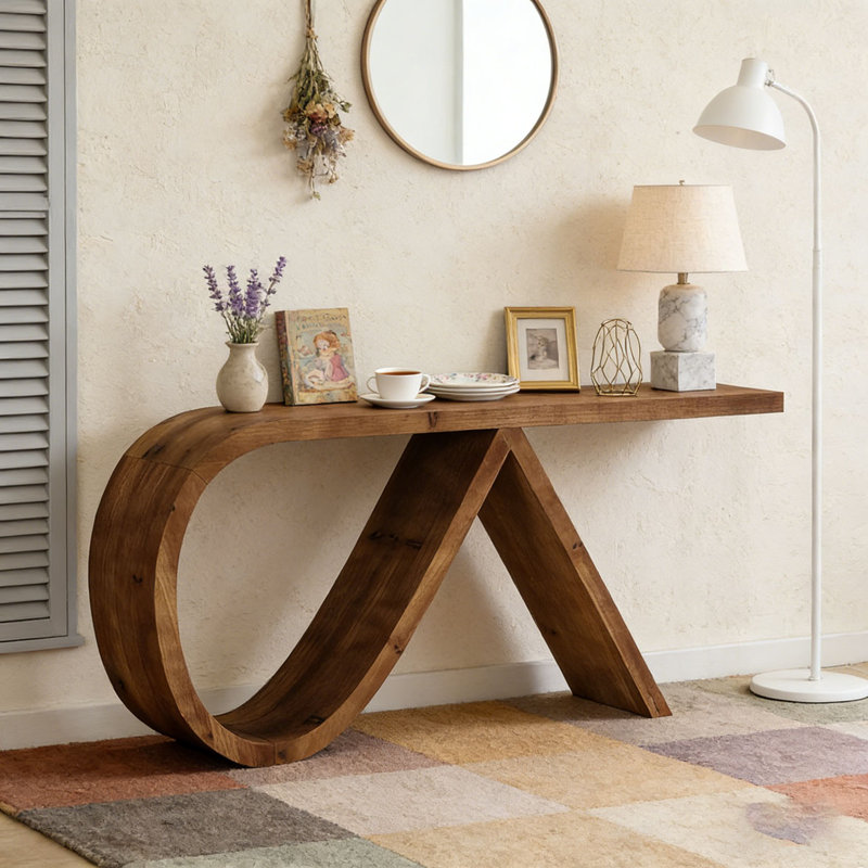 57" Entryway Sofa Table
