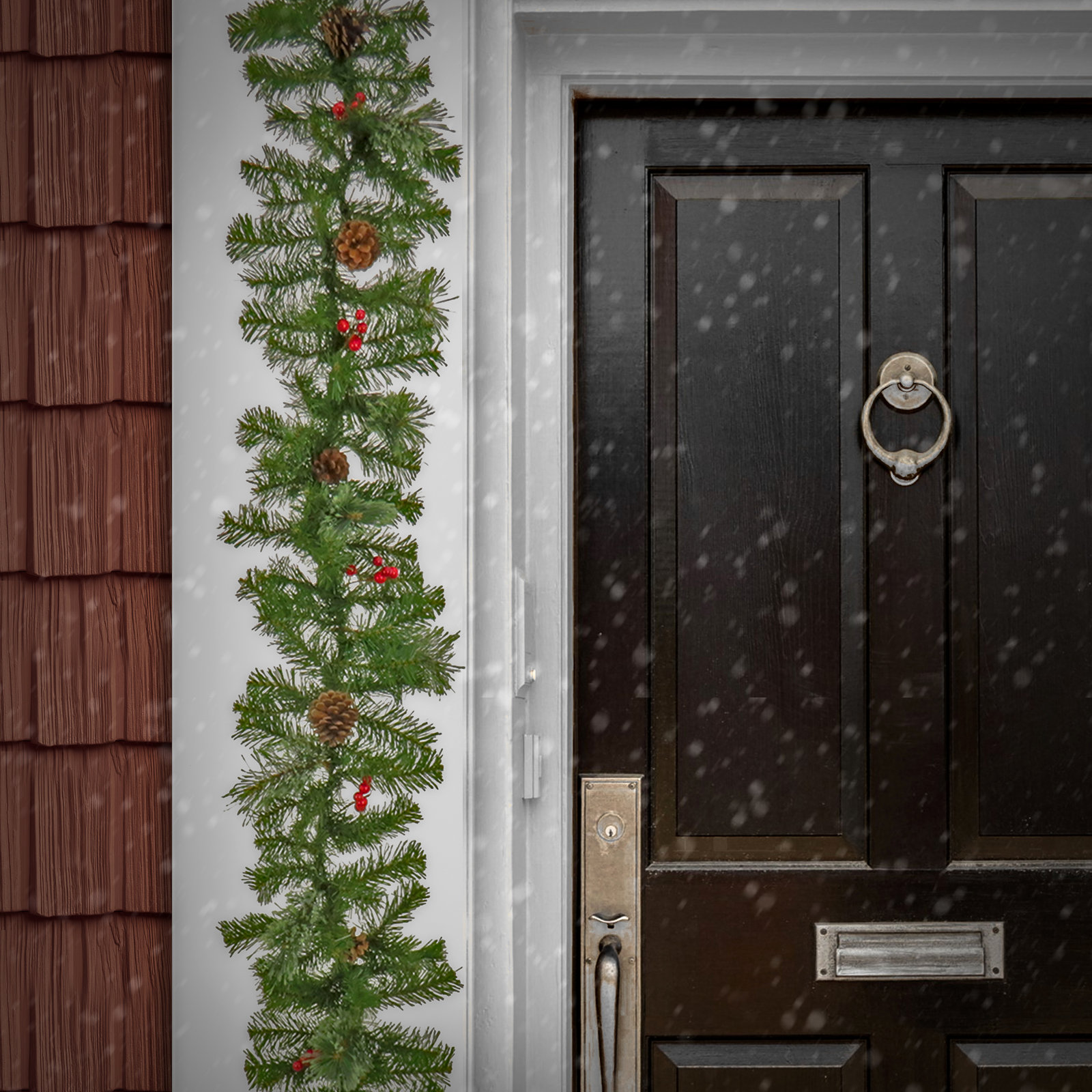 108" Berry Christmas Garland