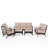 Argyri 9 - Person Patio Conversation Set with Cushions-93655530