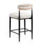 Ensemble de 4 tabourets de comptoir revêtus de 25,8 po Velora-107283217