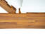 Chaise longue double en bois d'acacia avec coussins et 5 positions réglables Torin-124556403