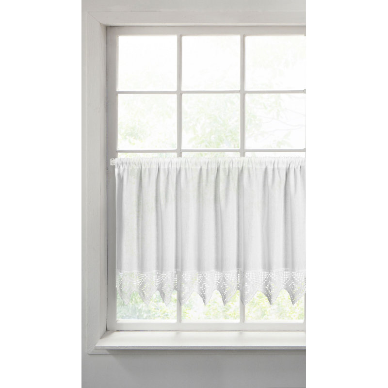Pershore Sheer Curtain Single Panel, 60cm H x 150cm W