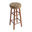 Coussin de siège de tabouret de bar antidérapant rond, 14 pouces-16586419
