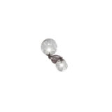 Puppet Ring Wall Lamp 2 Crystal Transparent Matt Gold 3 G9 Ul
