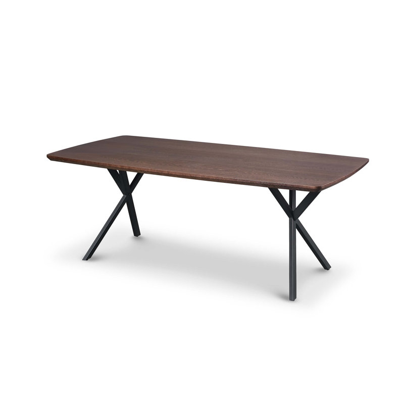 Norrine Rectangular 100Cm L x 200Cm W Dining Table, Dark Walnut