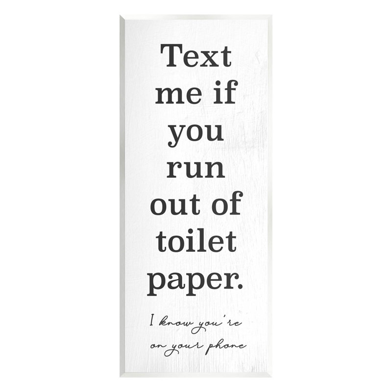«Text Me Bathroom Humor» par Daphne Polselli