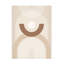 Imprimé bolognique beige Mid-Century n ° 1 sur toile par Elena Ristova-95450779