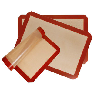 Tapis de cuisson antiadhésif en silicone Hidbea (Ensemble de 3)