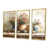 Toile avec cadre flottant or