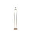 Aidric 139cm Brass Traditional Floor Lamp
