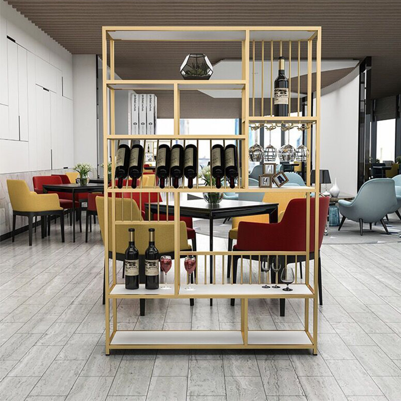 Simple home wine rack against the wall, White