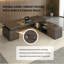 Bureau de direction en L 78,84 po-695057776