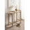 Console d'entrée en bois de manguier festonné Jovie