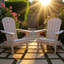 Chaise de patio en bois pour le jardin Chaise d'extérieur pliante en bois Adirondack